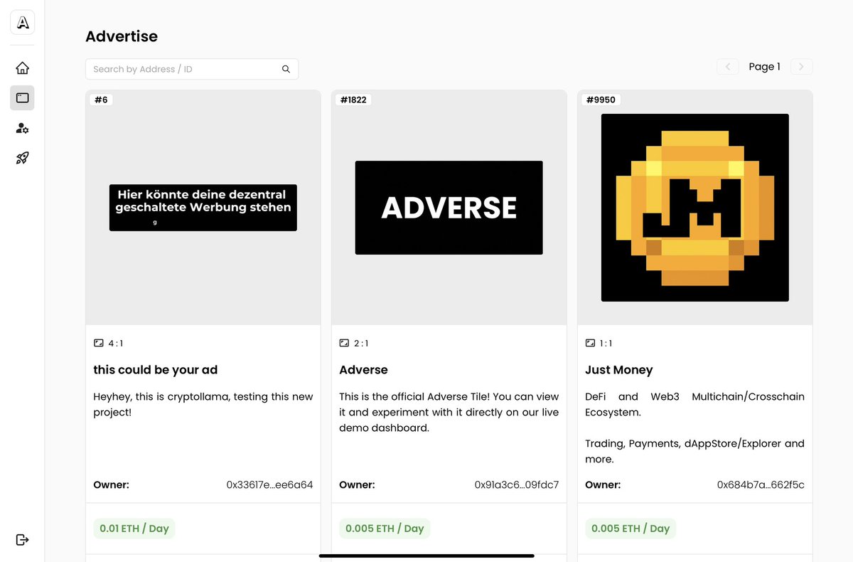 AdverseApp's tweet image. Our platform is officially growing, and we’re incredibly excited to share that two clients are now advertising directly through our Web3 ad tiles. This is a huge milestone for us, and it’s only the beginning.

At Adverse, we’re on a mission to reshape how advertising works in…