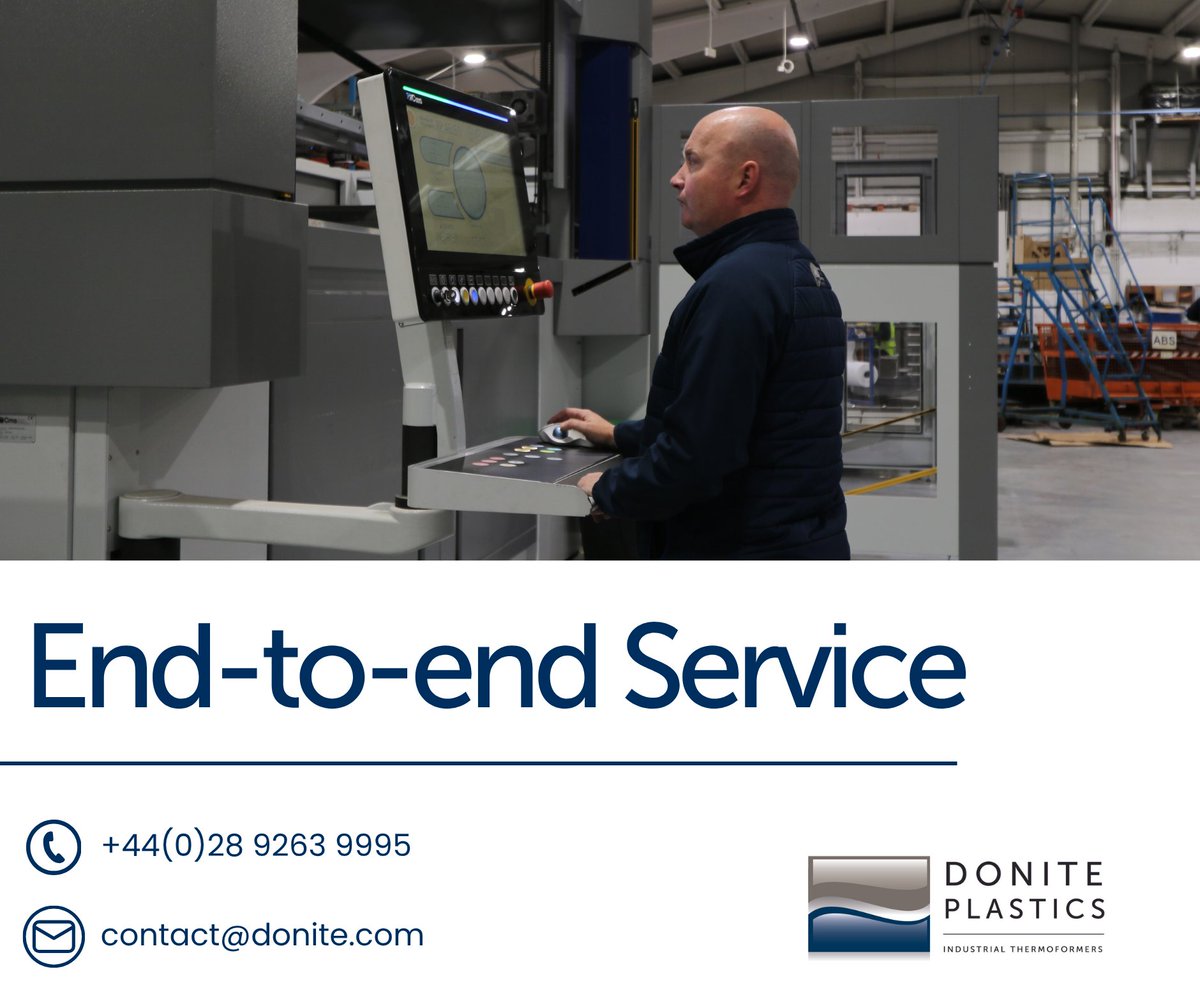 DonitePlastics's tweet photo. At Donite Plastics, we have decades of experience in custom moulded solutions.

Specialising in bespoke plastic parts, we provide an end-to-end service for customers, and can assist with your project from CAD/CAM design, tooling, vacuum forming, to 5-axis trimming and assembly. https://t.co/EIsb3avlng