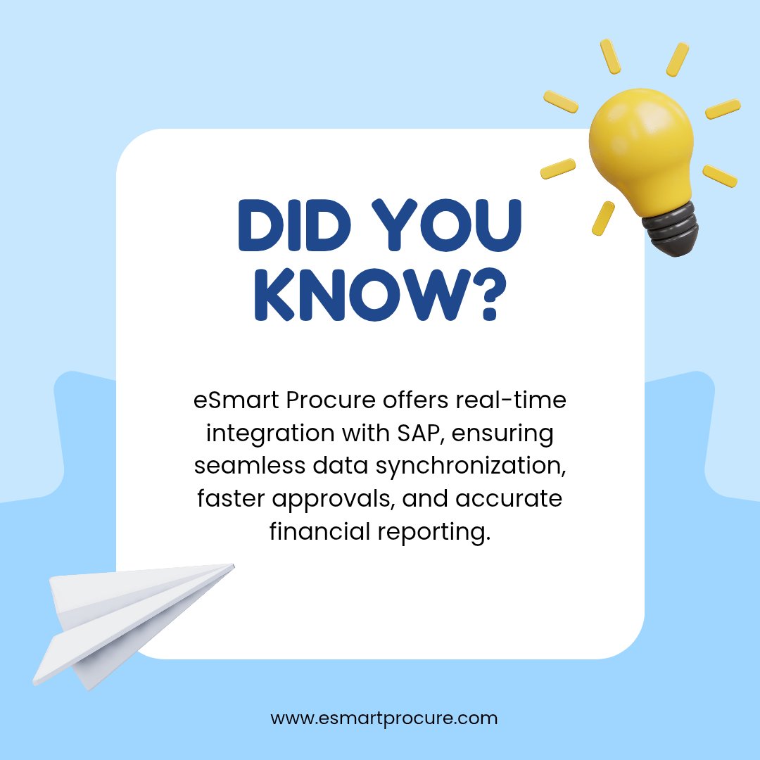 esmartprocure's tweet image. eSmart Procure delivers real-time integration with SAP, enabling smooth data synchronization across the procurement process.

Visit: esmartprocure.com

#SAPIntegration #RealTimeSync #ProcurementEfficiency #eSmartProcure #Augsta