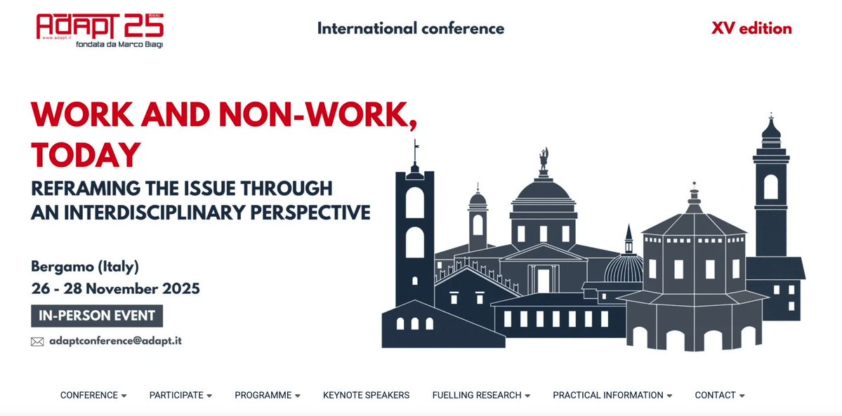 chialtilio's tweet image. #ADAPTConference2025 a Bergamo, dal 26 al 28 novembre. Manca poco! Tutte le infos qui &amp;gt; 
internationalconference.adapt.it