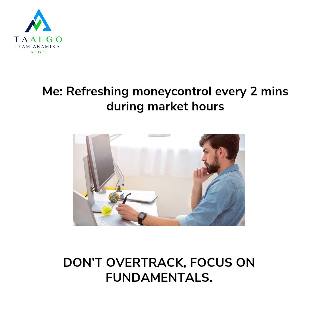 taalgo_'s tweet image. Refreshing charts won’t make your portfolio grow faster 😄
Strong fundamentals &amp;gt; constant checking.
Stay calm, stay invested.

#StockMarketIndia #InvestingHumor #TradingLife #InvestorMindset
#LongTermInvesting #FinanceMeme #IndianInvestors #Taalgo
#AlgoTradingIndia #MarketMindset…