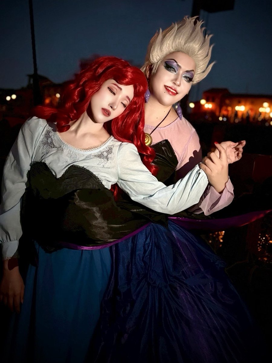 ⚠️cosplay⚠️

✼••┈┈┈┈┈••✼••┈┈┈┈┈••✼

　　　あばよ、ハンサム坊や

✼••┈┈┈┈┈••✼••┈┈┈┈┈••✼

#リトルマーメイドスクリーンデビュー
 #thelittlemermaid 
 #Dハロ仮装2025 
 #Dハロ仮装