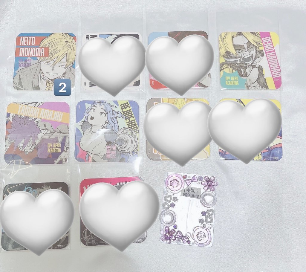 譲渡 僕のヒーローアカデミア ヒロアカ 原画展 アートコースター 譲 物