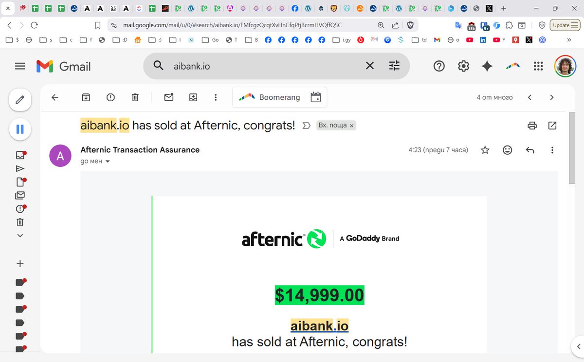 Karakehayov's tweet image. AI is a bubble... let's ride it to the fullest :) What a nice @afternic domain sale to start the week!