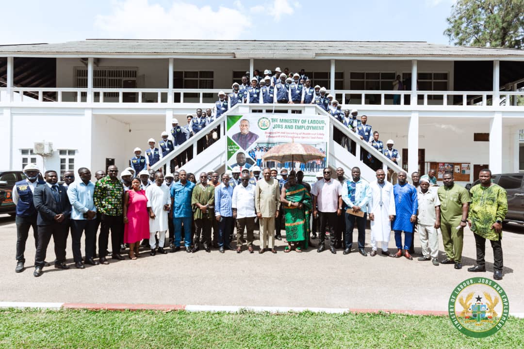 MLJE_Gov's tweet image. Labour Minister Launches Ashanti Regional Health &amp;amp; Safety Taskforce to Protect Workers and Strengthen Compliance
#mlje #taskforce