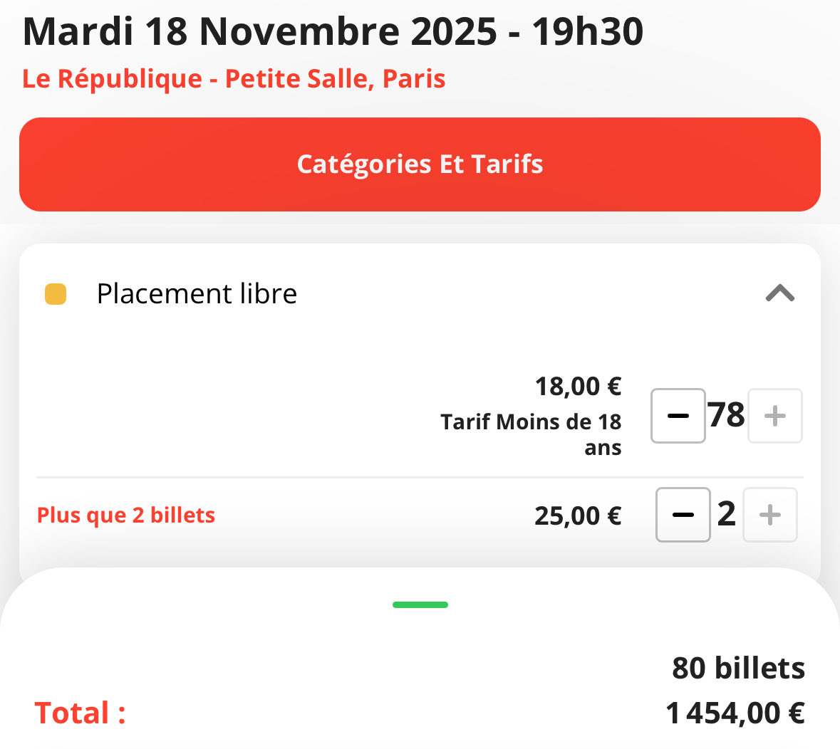 G_deVarenne's tweet image. 🔴Dépêchez-vous, il ne reste que 80 places sur 100 de disponibles pour le spectacle de Thomas Guénolé.