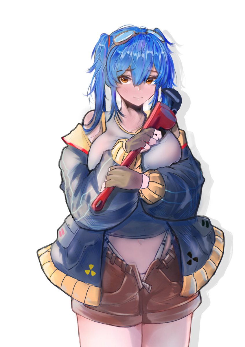 Idk if she's a plumber or a mechanic.

#artmoots #artshare #ocart