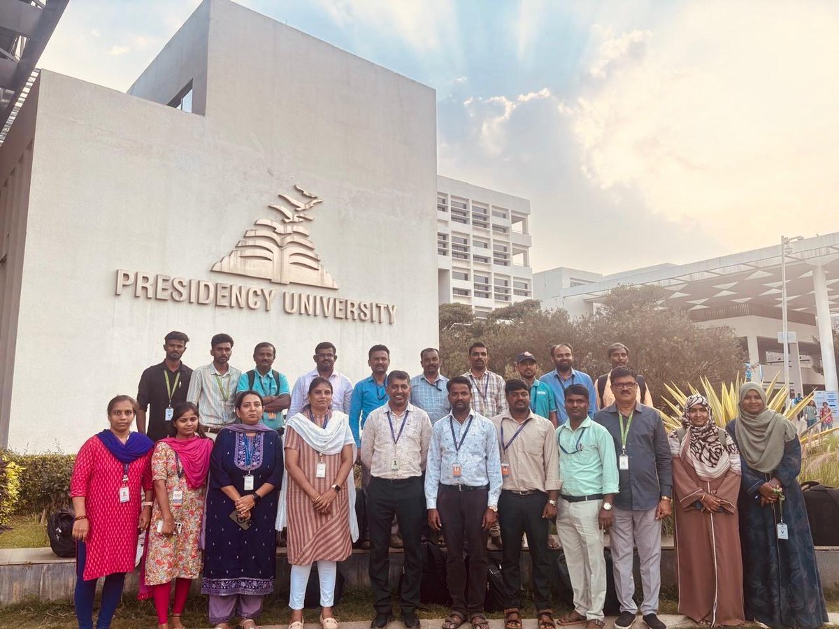 Presidency Makerspace hosted a hands-on workshop on IoT &amp; Design Thinking for Agastya International Foundation on 14 Nov 2025.
A day of learning, innovation &amp; practical STEM exploration! 
#STEMEducation #IoT #DesignThinking #PresidencyUniversity #Innovation #Makerspace