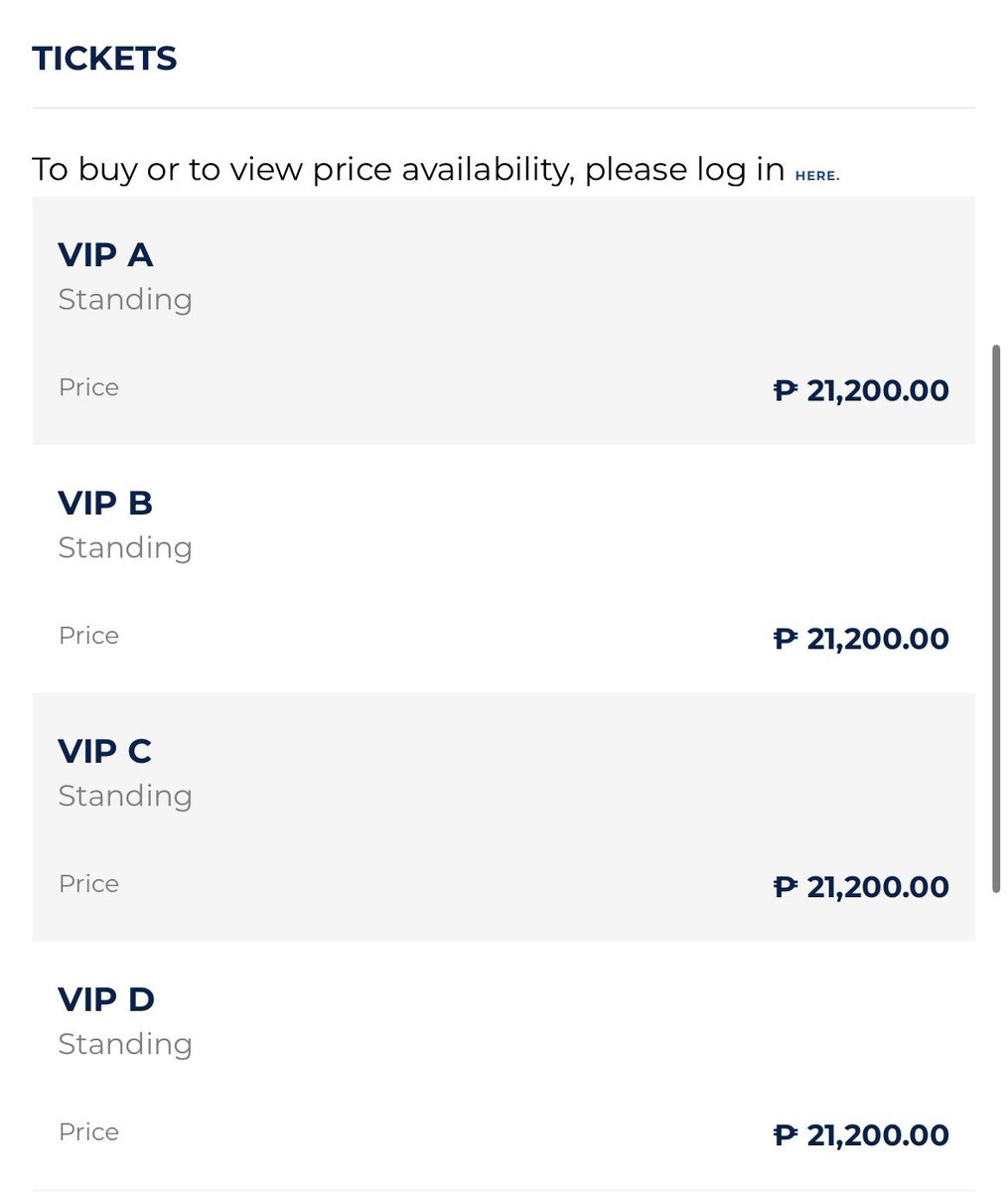 kairangelica's tweet image. ayan na totoong ticket prices but i think excluding ₱100 online fee pa to 😄 VIP for ₱21,200 JUSKOWW