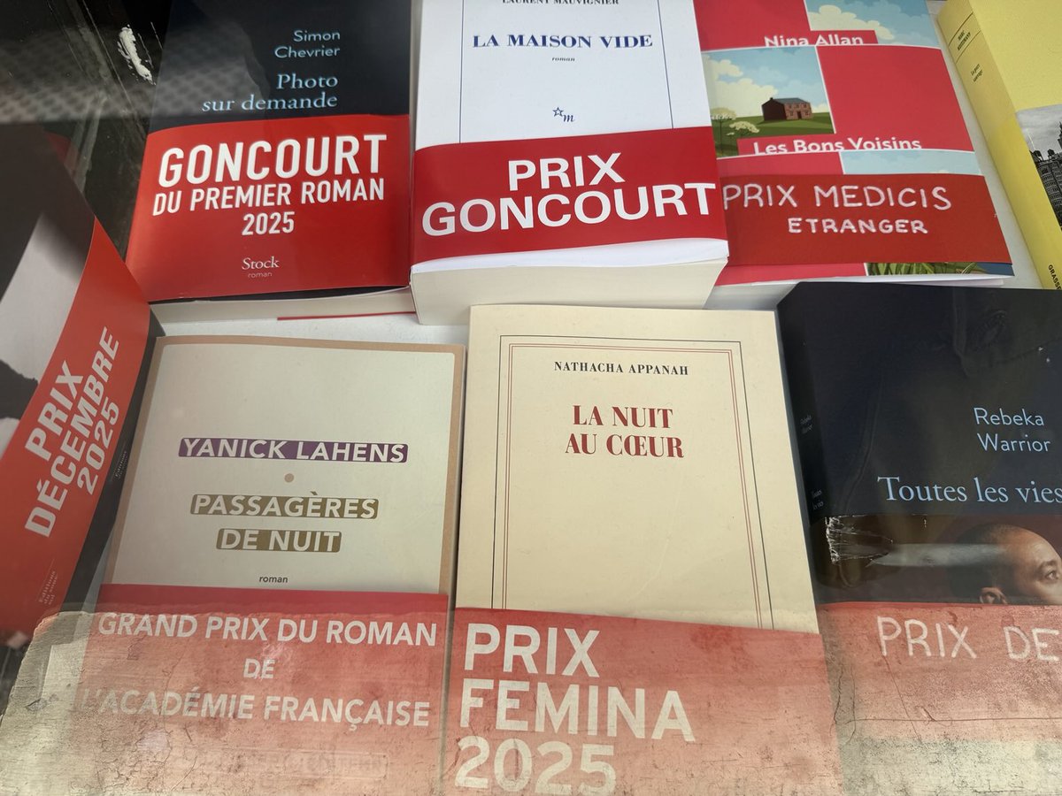 Es soll angeblich 600 Literaturpreise in Frankreich geben. 🇫🇷