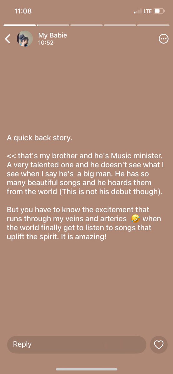 JeremiahDeheart's tweet photo. This is what my younger had to say about my new single dropping on the 30th!!!

She just dey hype me up @surpriseDAgreat ❤️ https://t.co/zOYZOI5Srg
