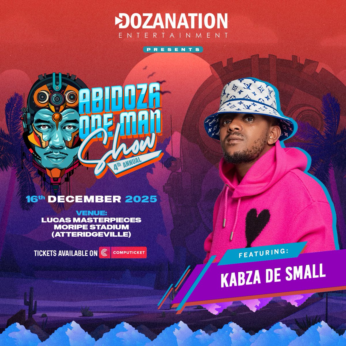Khanyisa, Khanyisa, Khanyisa, Kumnyama🙏

Where you gon' be when Kabza De Small rocks Pheli?

Pull &amp; Shine ✨ ko Lucas Moripe Stadium

Get your ticket now👇
computicket-boxoffice.com/e/abidoza-one-…

#AbidozaOneManShow
#16DecNationalDozaNationDay
#PheliChampionsLeague🏆