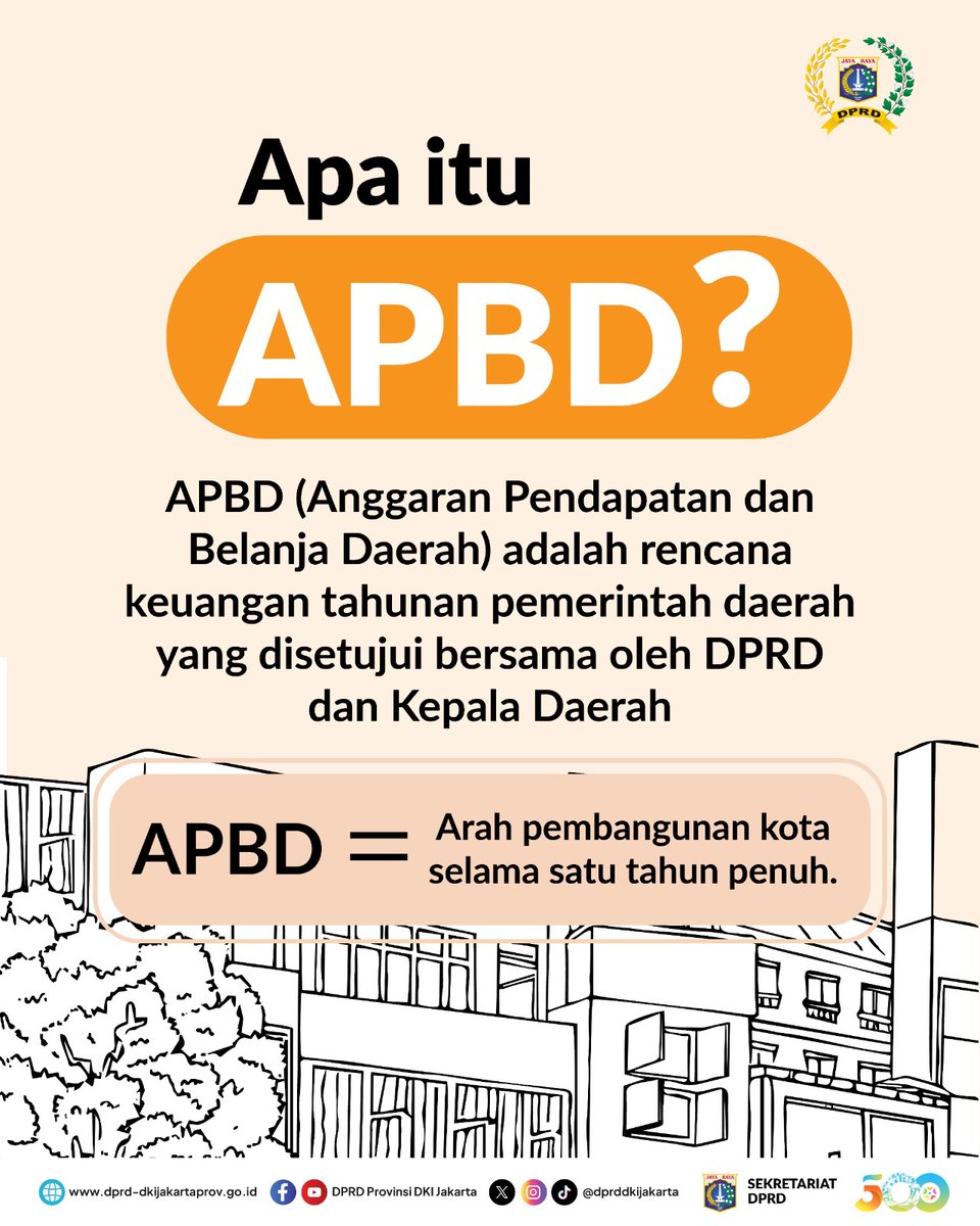 dprddkijakarta's tweet image. Setiap layanan yang warga rasakan, semisal fasilitas publik, semuanya berawal dari satu dokumen penting yakni APBD.
Nah APBD DKI Jakarta untuk tahun 2026 sudah disahkan. Totalnya sebesar Rp81,32 triliun. 
#Carousel #DPRD #DPRDDKI #DPRDDKIJakarta #Pelayanan #FasilitasPublik