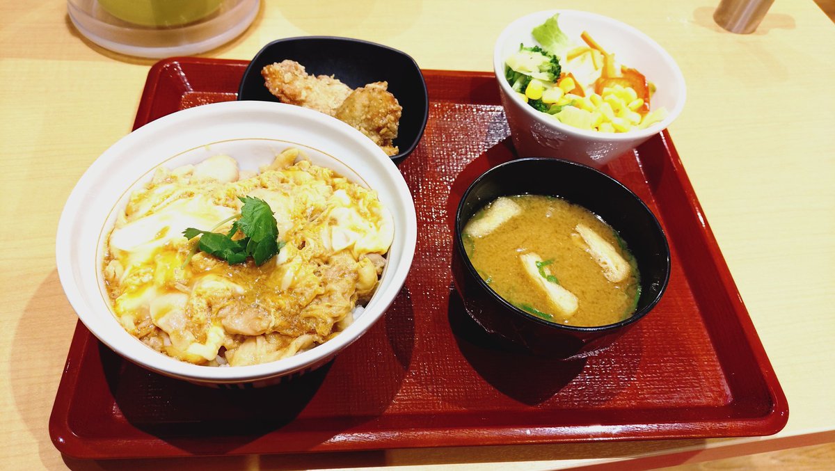 おらが田舎にも最近出来たので、初なか卯。