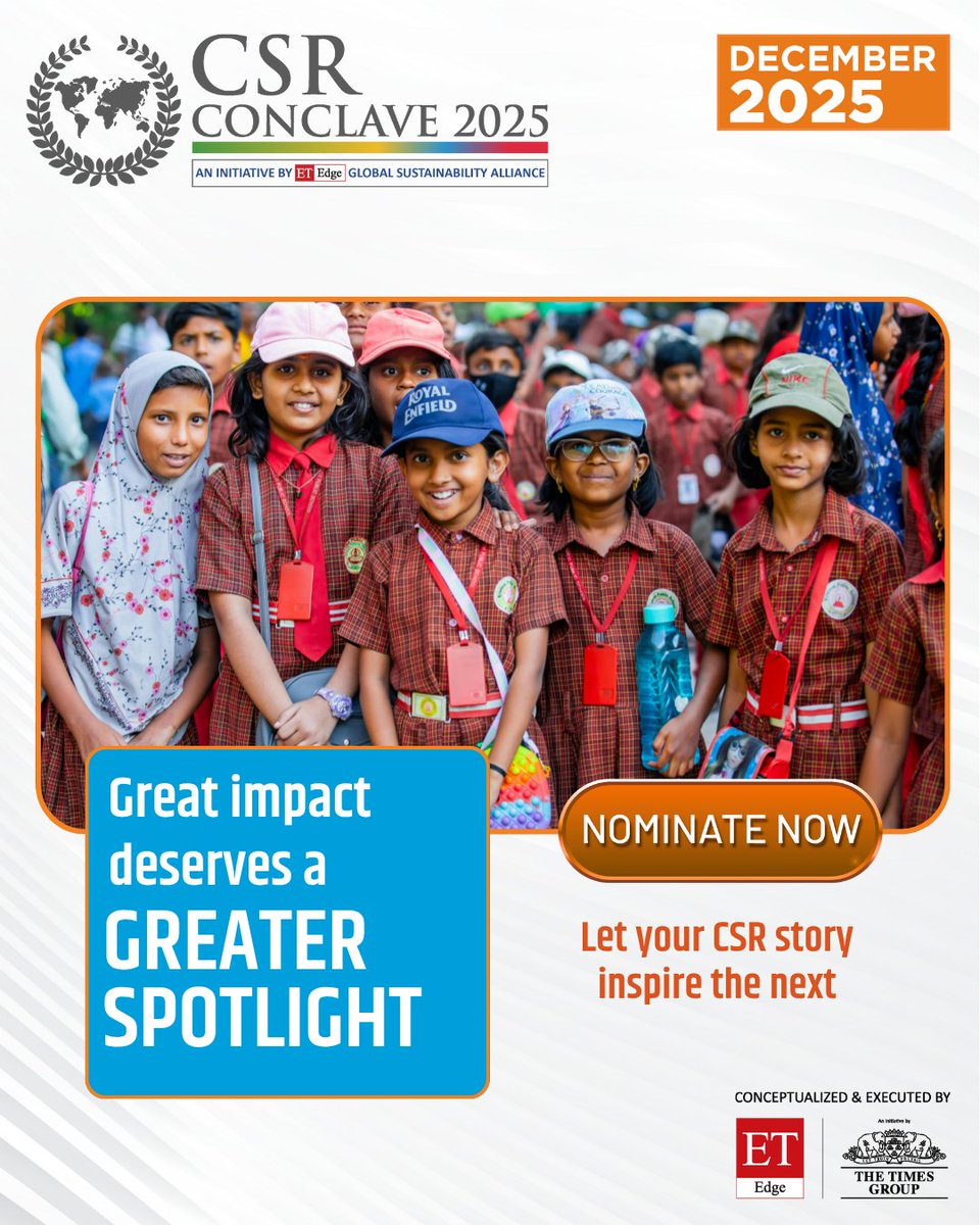 Great impact deserves a greater spotlight — because every transformative CSR effort has the power to shape communities, shift mindsets, and build a more equitable future.​

At ET Now Champions of CSR 2025, we honour the organisations and leaders whose purpose-driven initiatives