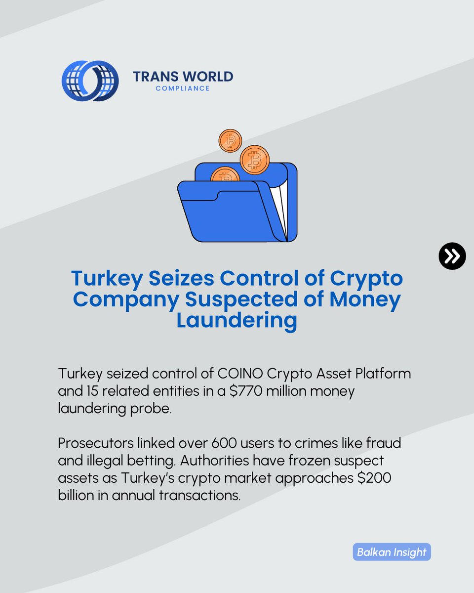 TransWorldComp's tweet image. #News | From corruption networks to crypto laundering to tech failures, the message is clear: transparency and resilient systems aren’t optional—they’re what keep public trust intact.

Read more here: hubs.la/Q03Trprl0

#AML #Crypto #Banking