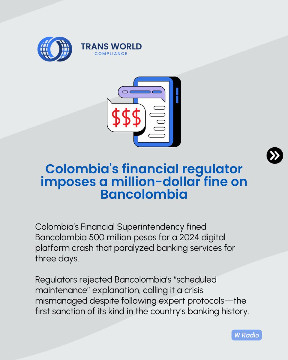 TransWorldComp's tweet image. #News | From corruption networks to crypto laundering to tech failures, the message is clear: transparency and resilient systems aren’t optional—they’re what keep public trust intact.

Read more here: hubs.la/Q03Trprl0

#AML #Crypto #Banking