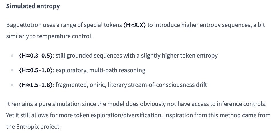Suite à la demande, ajout de documentation sur le répertoire des jetons de raisonnement dans Baguettotron.