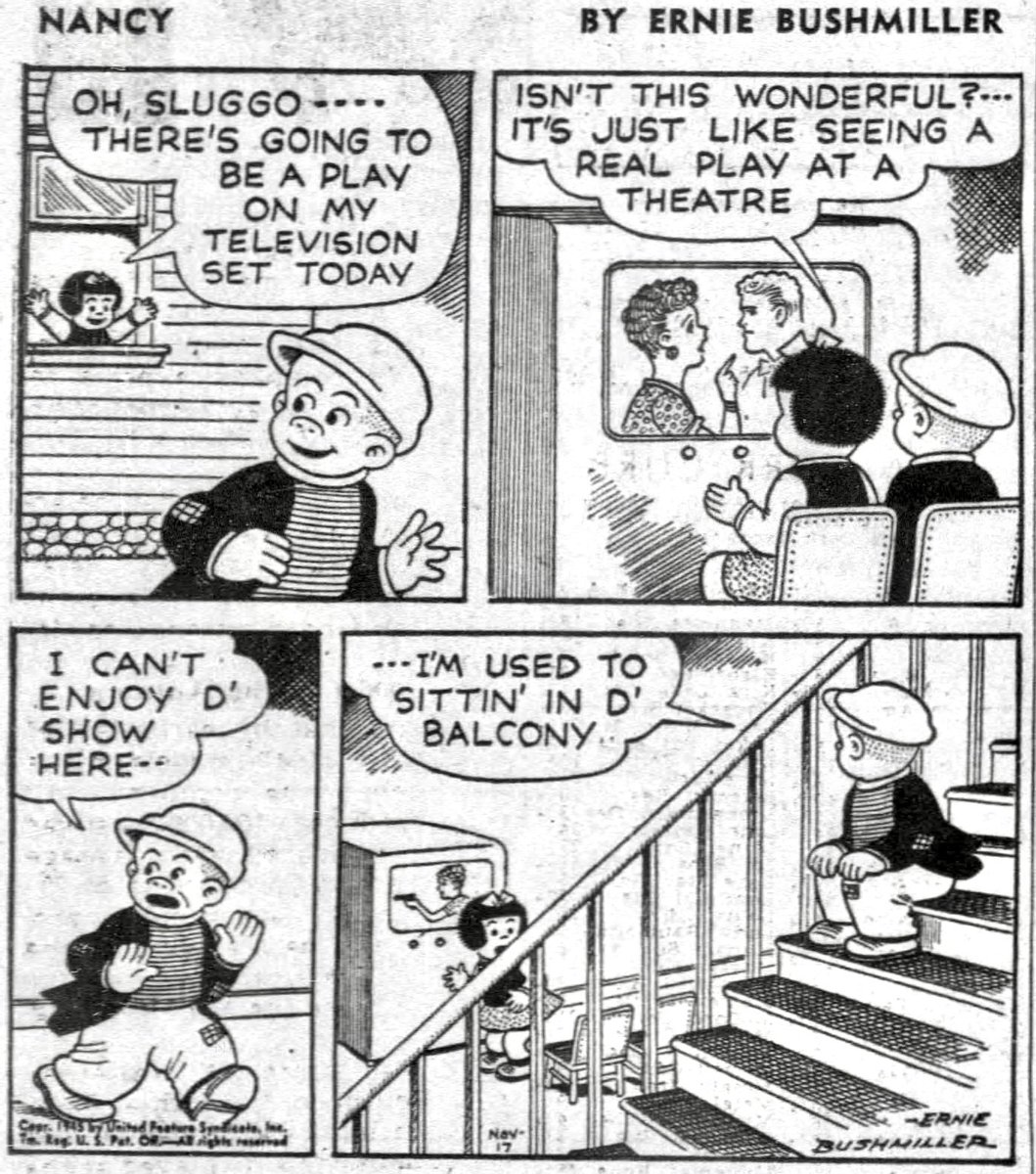JohnnyCallicutt's tweet photo. Nancy By Ernie Bushmiller 
November 17,1945 https://t.co/FqSQr4ZwuX