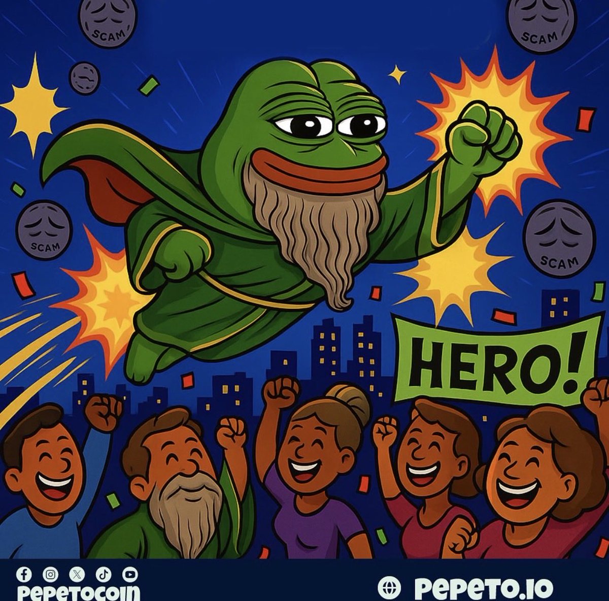 Flying high, 🚀 $PEPETO keeps the skies safe for every believer. 🐸💚

Strong utility. Real rewards. Real believers . ⚡️

🔥 219% staking rewards for holders

🎁 Join the $700K Giveaway before Tier 1 Listing: gleam.io/adE5H/pepeto-7

🔗 Buy &amp; stake now: pepeto.io