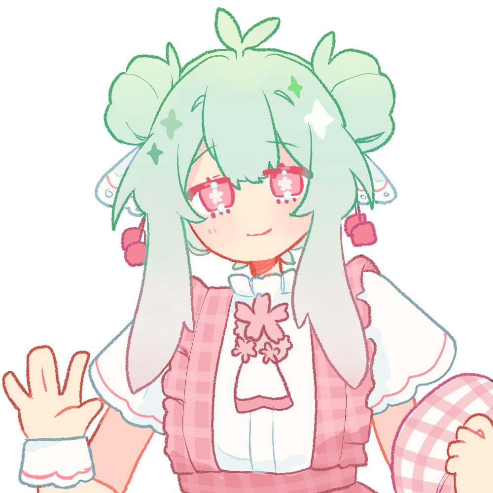 sunxiaokiiru's tweet image. sleep deprived but still have enough braincells for miku with space bun design doodle (was gonna give bunny accessories at some point but brain said: what if the sides of the hair looks like floppy bunny ears instead)