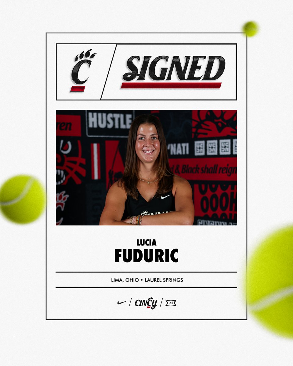 Welcome to Cincinnati, Lucia! ✍️ 🐾

#Bearcats