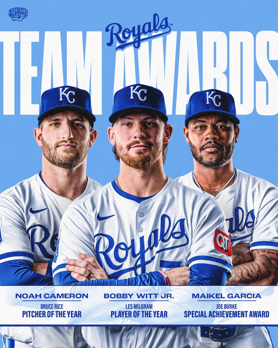 Royals's tweet image. Shouting out some stellar seasons.

Congratulations to our 2025 team award winners!