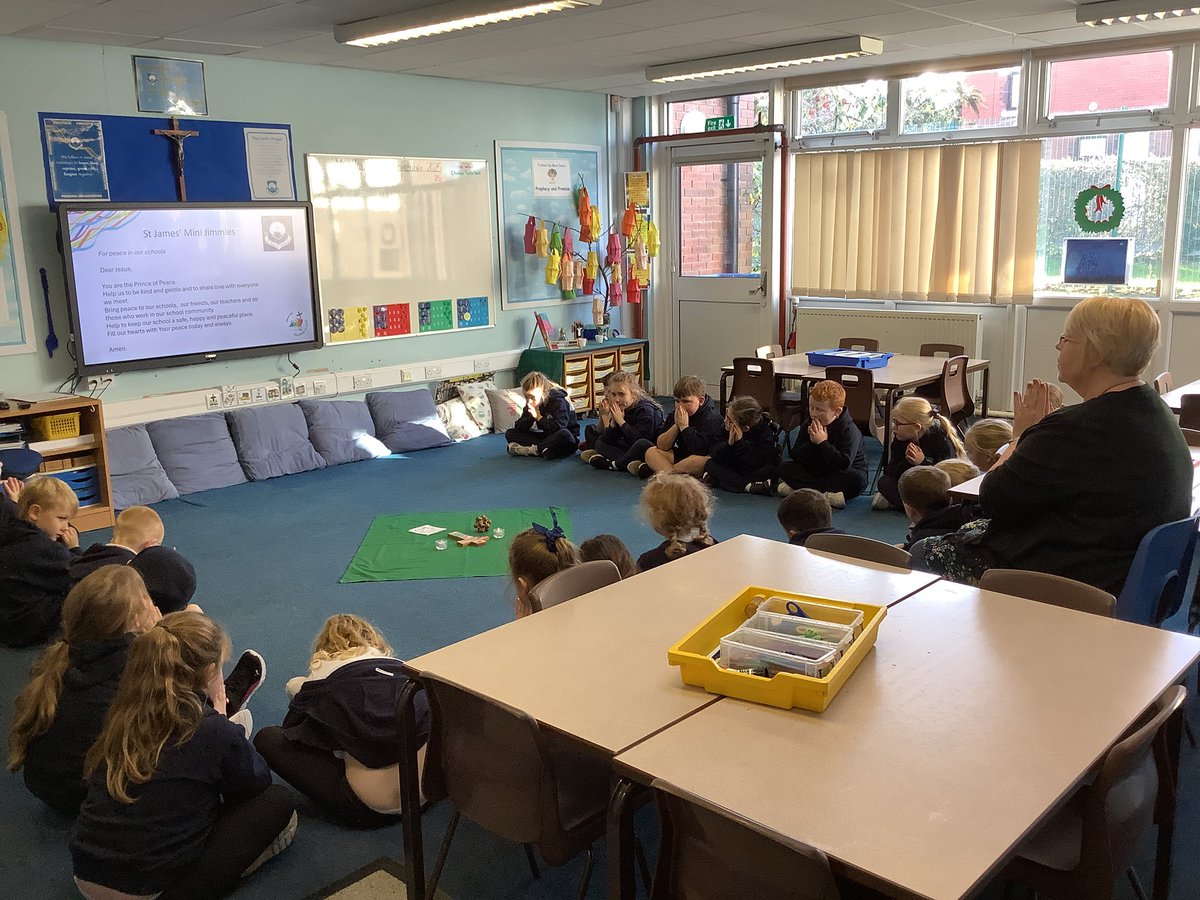 As we near the end of the Church’s Jubilee Year, we celebrated a special Prayer and Liturgy this afternoon. We reflected on the words of Pope Francis and Pope Leo XIV and responded to the scripture with a special Prayer for Peace, written by our school’s Mini Jimmies. <a href="/OSJ_RE/">OSJ_RE</a>