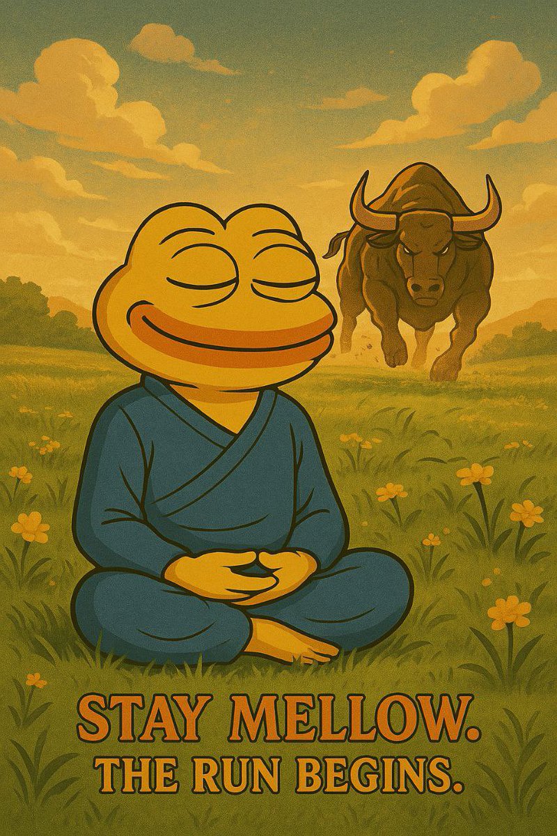 mellow0x69's tweet image. Stay $Mellow friends. Our time will come!