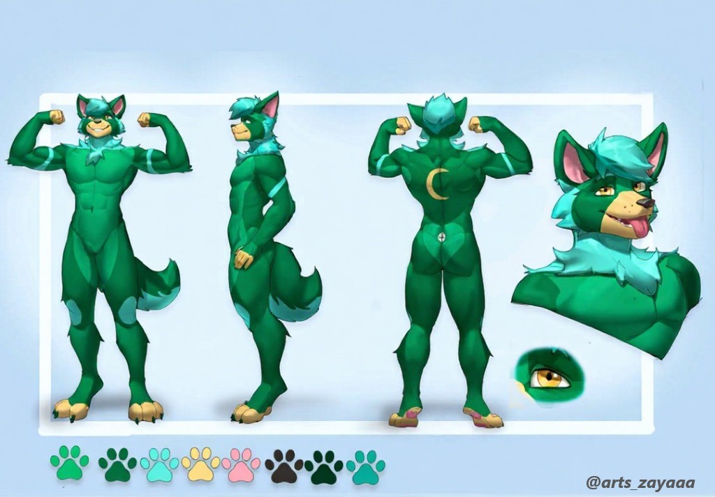 arts_zayaaa's tweet image. Just finished this ref sheet!! 💫 their colors were sooo fun to work with. hope it does the character justice! My commission slots are open rn.
#commissionsopen #referencesheet #ocart