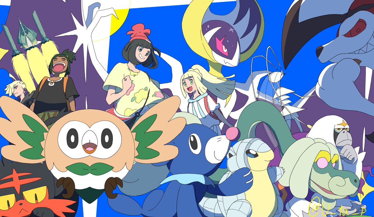 アローラ！サンムーン9周年おめでとう！！
※タップ推奨
#ポケモンSM9周年 
#SM9周年