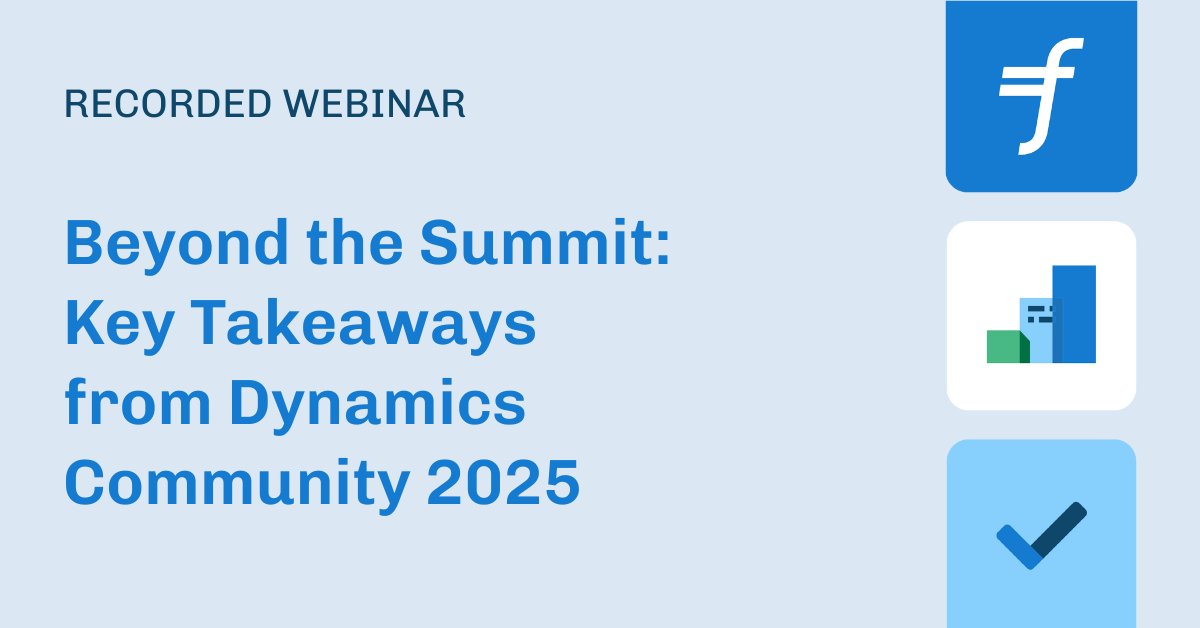 Flywire's tweet image. If you missed this year&apos;s Dynamics Community Summit, catch up now!

We unpack key insights on AI, integration strategy, and the future of user experience in the Microsoft Dynamics world.

Watch the debrief (On-Demand): flywire.com/resources/beyo… #MicrosoftDynamics #Dynamics365…
