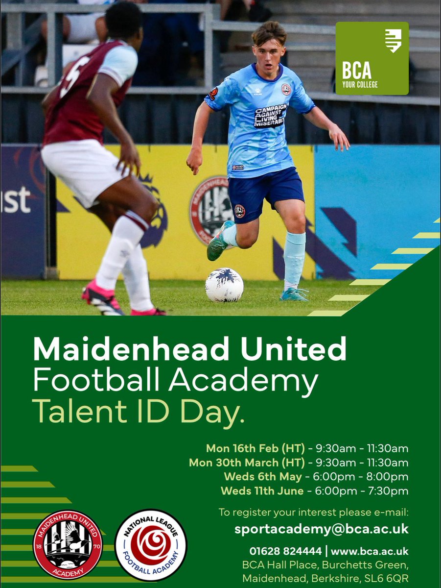Maidenhead United Academy tweet media