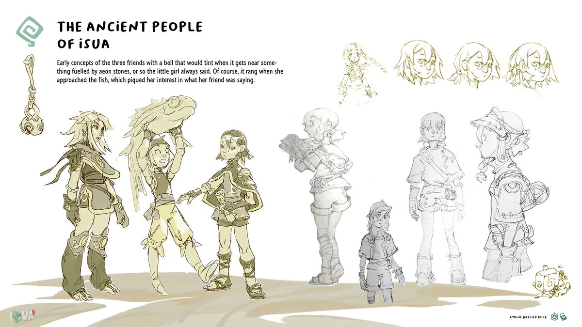 Ayrine17's tweet image. Hello Hello !!! 🌊🏝️
I come back with the 3rd part of the ISUA game Project !

It&apos;s a graduation project I did in a team to produce a game in 5 months ! 
🌊🐟🦀A big thanks to my teammates and our mentor&apos;s feedbacks !

💼-&amp;gt; artstation.com/artwork/3Ezkxm