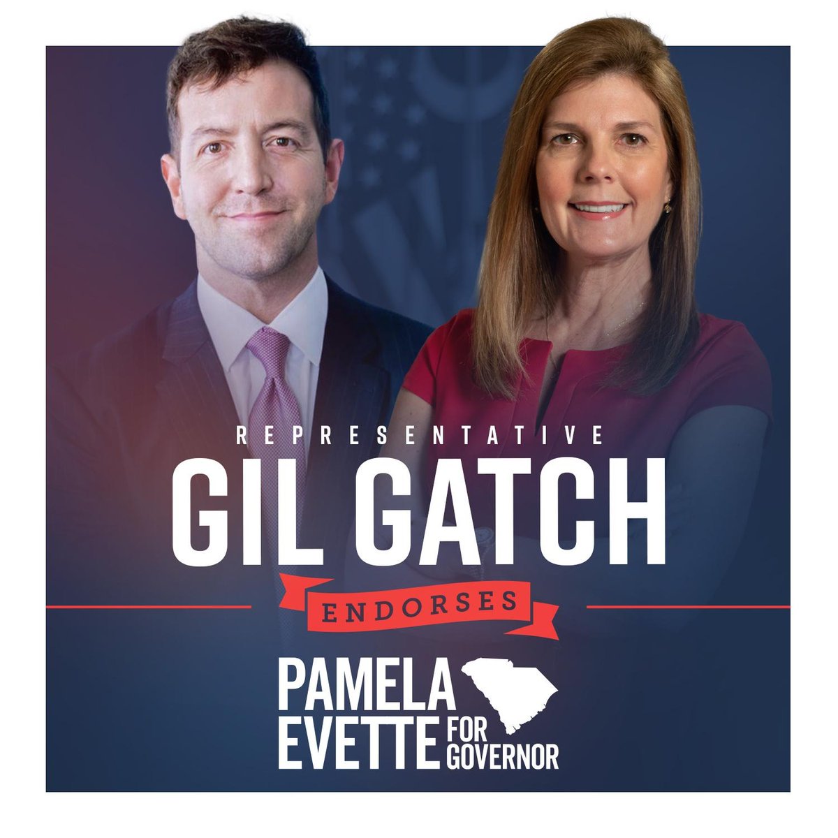 🚨 𝐄𝐍𝐃𝐎𝐑𝐒𝐄𝐌𝐄𝐍𝐓 𝐀𝐋𝐄𝐑𝐓 🚨

Rep. <a href="/GilGatch/">Gil Gatch</a> is committed to protecting life and pushing for government reform and transparency. He's also a man of deep faith and a devoted husband and father.

"As Lieutenant Governor, Pamela has always led with integrity and delivered