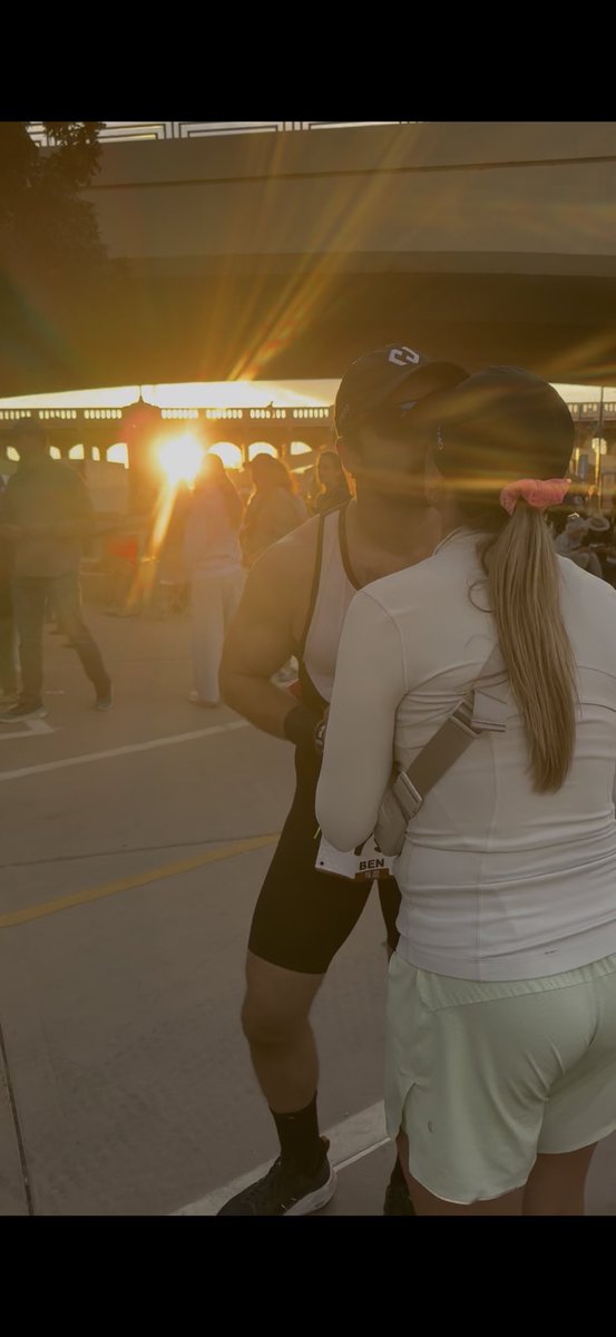 Life goal: finish an Ironman ✅

Life goal: find a girl that will run the last half mile with you because you’re in shambles ✅