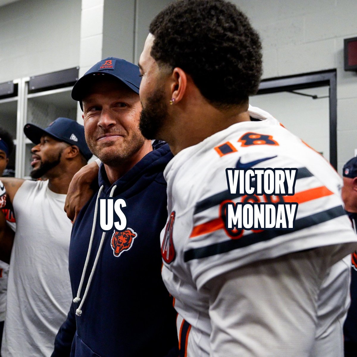 ChicagoBears's tweet image. Will never get tired of Victory Monday