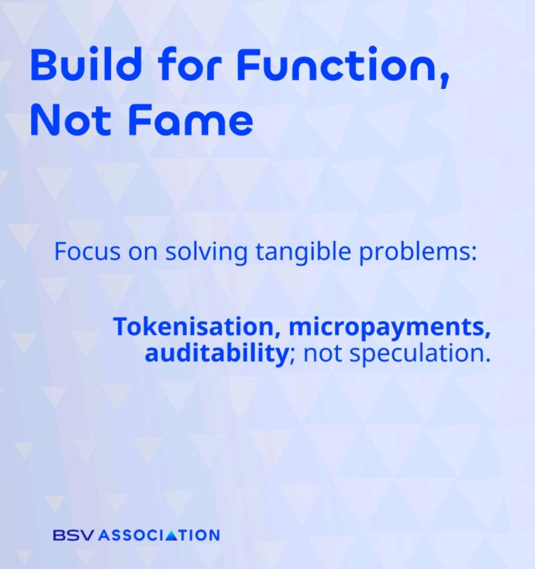 JharedOnChain's tweet image. Build with purpose, not hype. BSV is showing what blockchain can truly achieve.

 #BuildOnBSV #Web3Utility #BlockchainWithPurpose