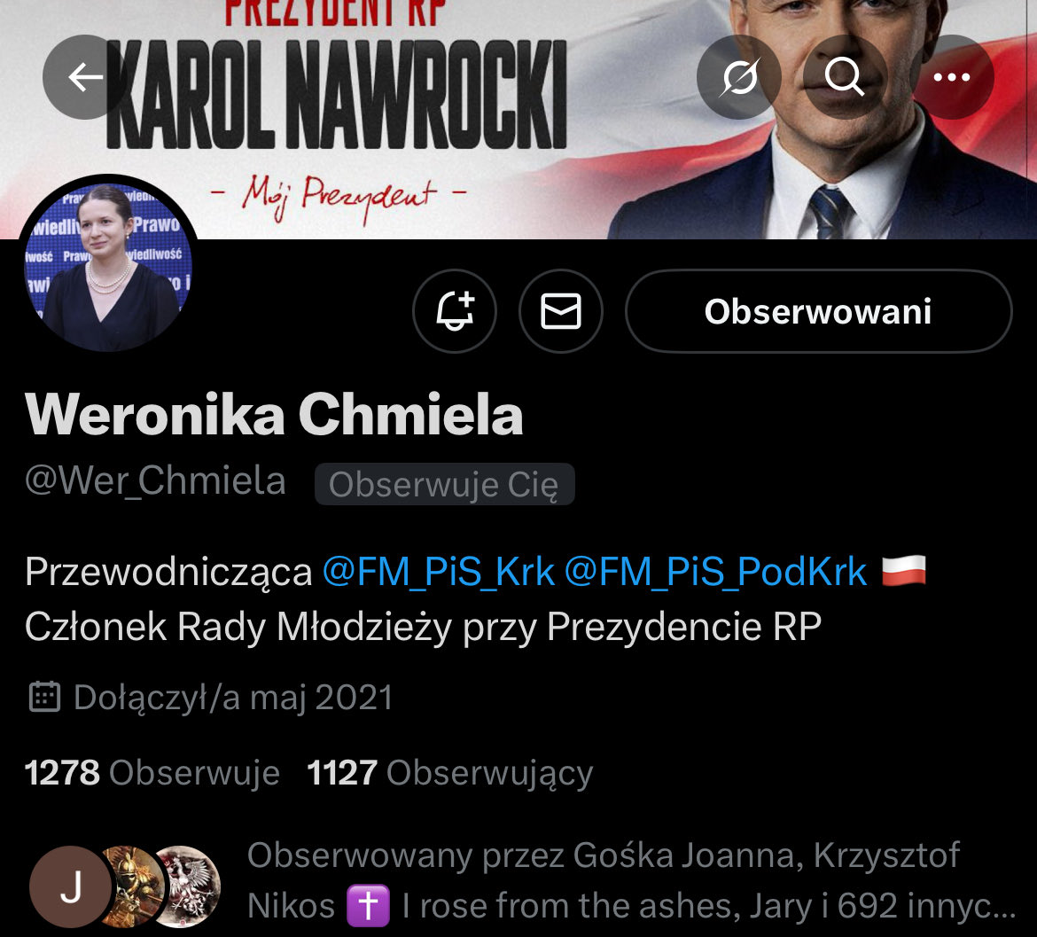 Do 1️⃣2️⃣0️⃣0️⃣ brakuje 73 obserwacji dla <a href="/Wer_Chmiela/">Weronika Chmiela</a> ‼️

Damy radę? 😉

Podaj dalej wpis 🔂 i daj serduszko❤️ dla zasięgu 💪✌️🇵🇱

#PociągPrawych