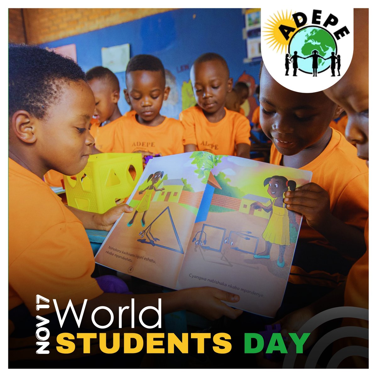 adepe_rwanda's tweet image. On this International Students Day, we highlight the vital role our #ECD programs play in shaping the future of learners.

Their knowledge, resilience, and commitment to growth help build stronger communities, inspire innovation &amp;amp;create a more connected world.
#WorldStudentsDay