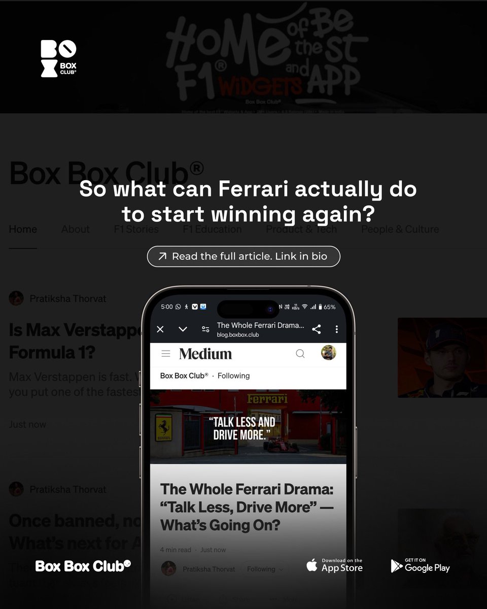BoxBox_Club's tweet image. What is happening? 👀 

Learn more- blog.boxbox.club/the-whole-ferr…

#F1news #Ferrari #Boxboxclub #F1 #Formula1