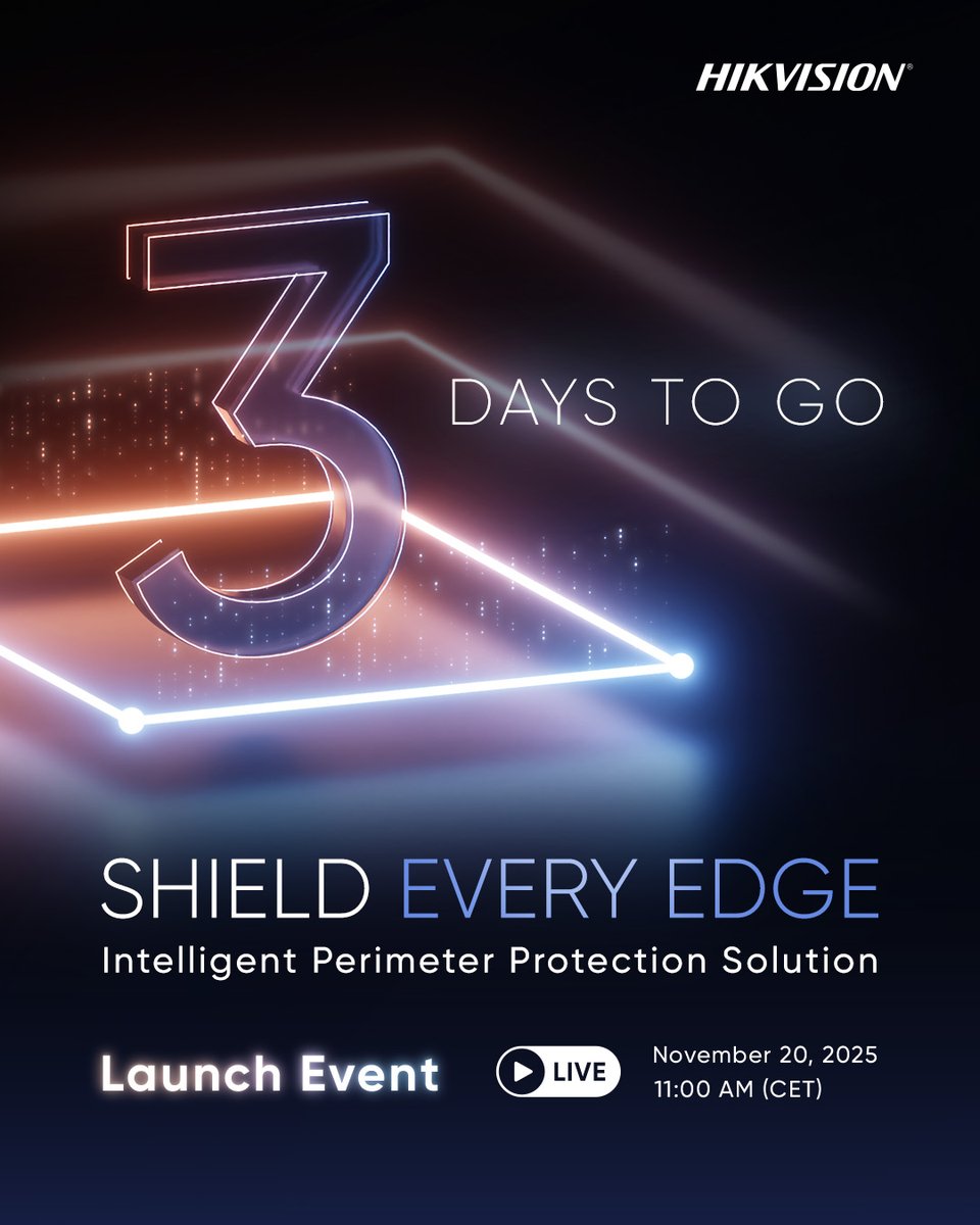 Ready to elevate perimeter security? The Shield Every Edge online launch event is almost here! hubs.ly/Q03Txm8R0

Join us on Nov 20, 11:00 AM CET and and explore cutting-edge perimeter protection solutions that empower your business.