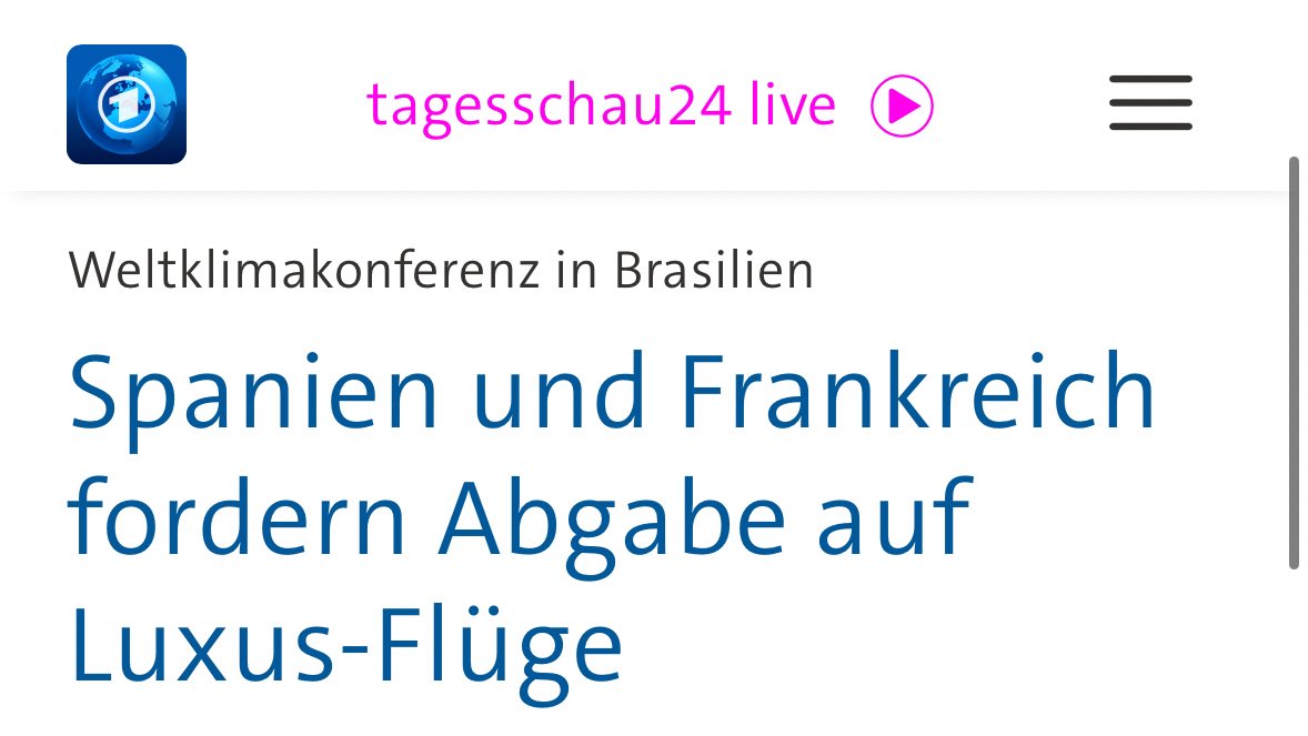 micha_bloss's tweet image. Spanien und Frankreich wollen, dass Reiche mehr fürs Klimaverschmutzen bezahlen! 

Von der Bundesregierung gibt es stattdessen Steuergeschenke fürs Fliegen.

Wie sehr ist Klimaschutz egal? 
Bundesregierung: „ja“