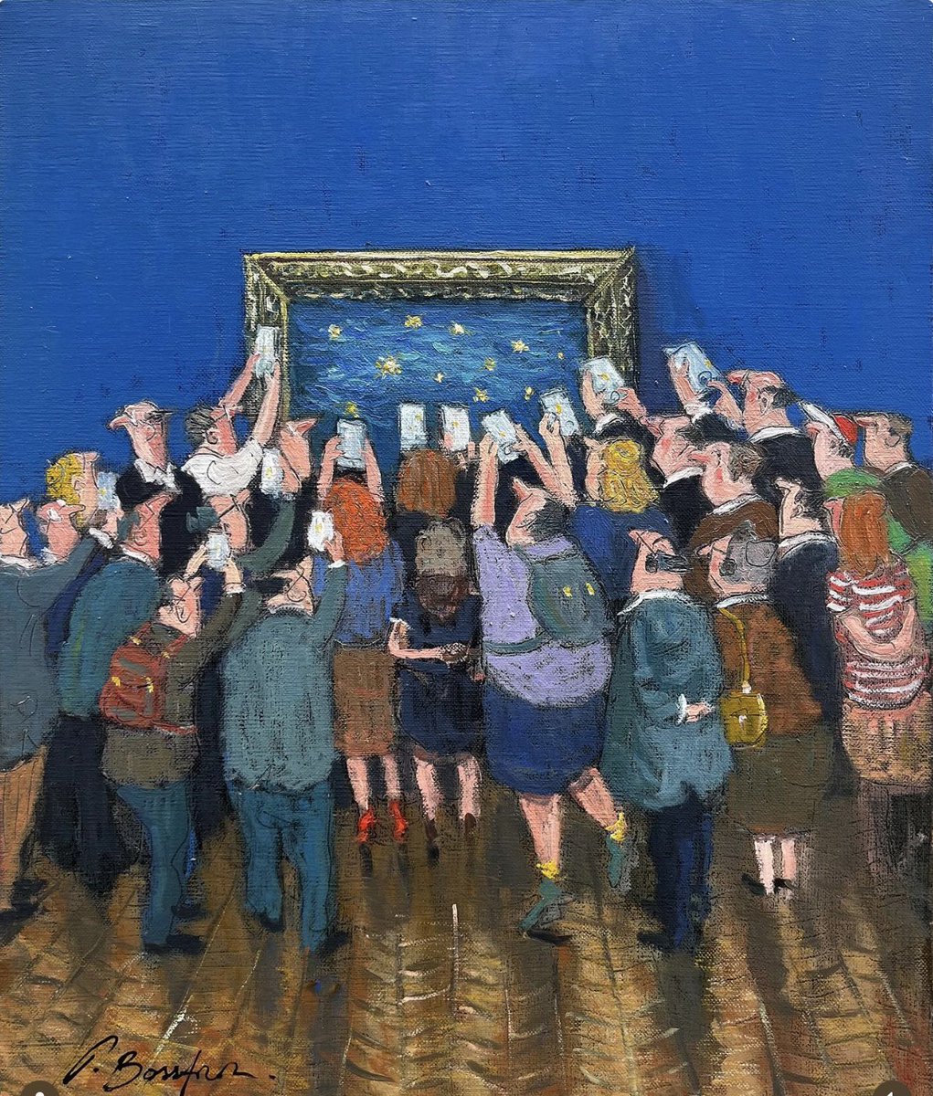 FileasFong's tweet image. “Il n&apos;y a rien de plus réellement artistique que d&apos;aimer les gens…”
-Vincent Van Gogh
 
Thomas Bossard(1971-),artist
La nuit étoilé

#ArteYArt #contemporaryart #art #Kunst #artlovers