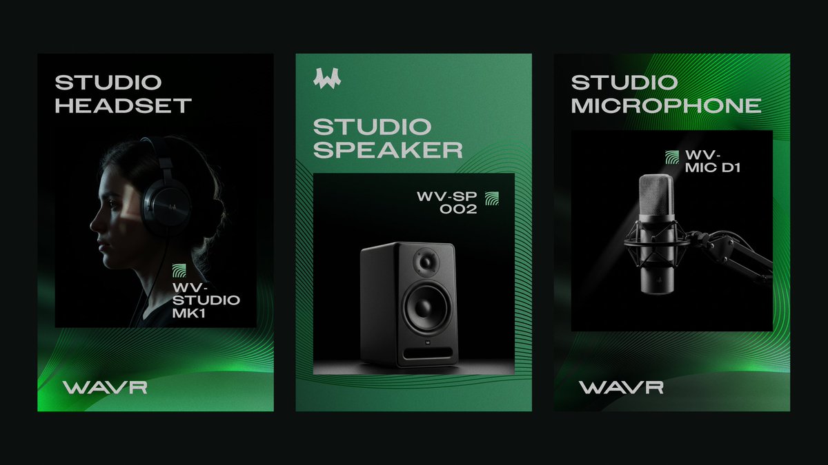 swrnv's tweet image. WAVR
-Premium Audiogear for professionals.