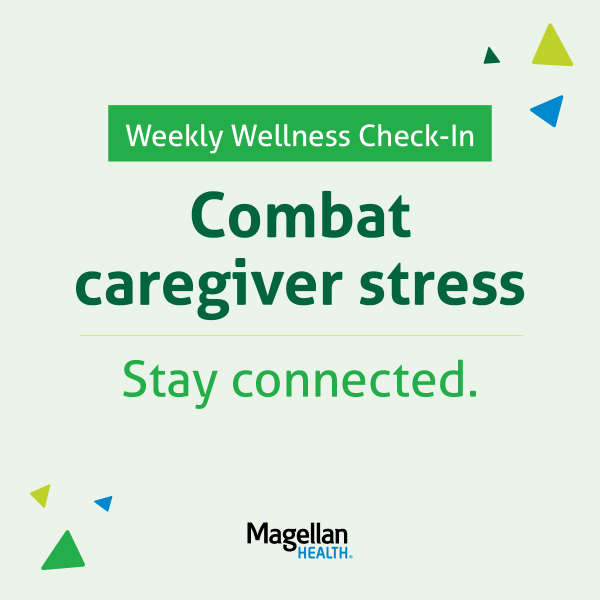 MagellanHealth's tweet image. Don’t cut yourself off from others. Support groups are a good way to share experiences and get new ideas. #WeeklyWellnessCheckIn