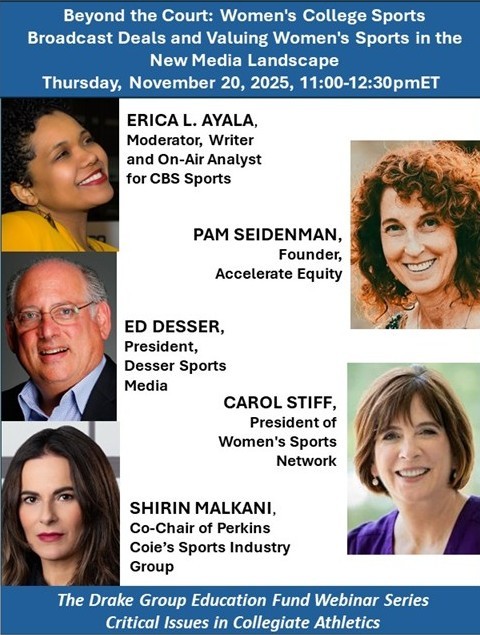 This Thursday! On November 20th from 11AM-12:30PM join as top leaders in sports broadcasting dissect the seismic shifts shaping college athletics.

Register or read more below: 
conta.cc/47vMk98 

#AthleteRights #CollegeAthletes #NCAA #AthleteWellness #NIL #TitleIX