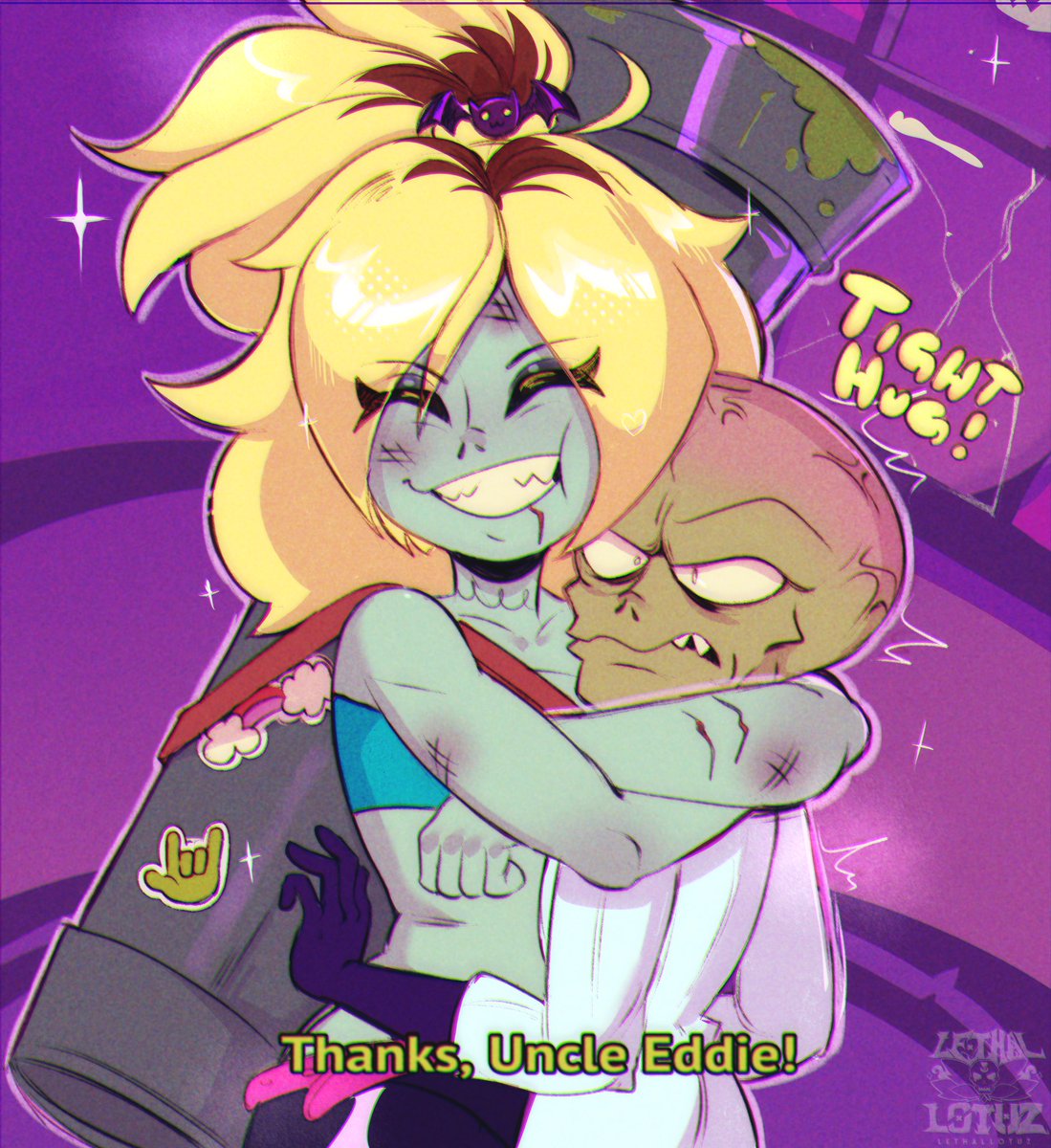 Imlethallotus's tweet photo. Gift for @ZEECHAN06  💜 Trying to practice drawing Dr. Zomboss  :> (her OC as well) 

#pvz #pvzoc #pvzgw2 #plantsvszombies https://t.co/B6YKFbqUYA