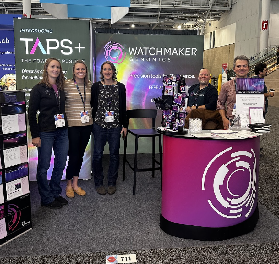 WatchmakerGeno1's tweet photo. 🎉 That’s a wrap on #AMPath2025! From launching TAPS+ to showcasing qPCR + RPA, it’s been an incredible week of conversations and collaboration. 3 posters, 2 workshops, tons of booth chats, &amp; big thanks to everyone who stopped by, &amp; to our Watchmaker team for keeping it real! https://t.co/MVUOwXSWQ3