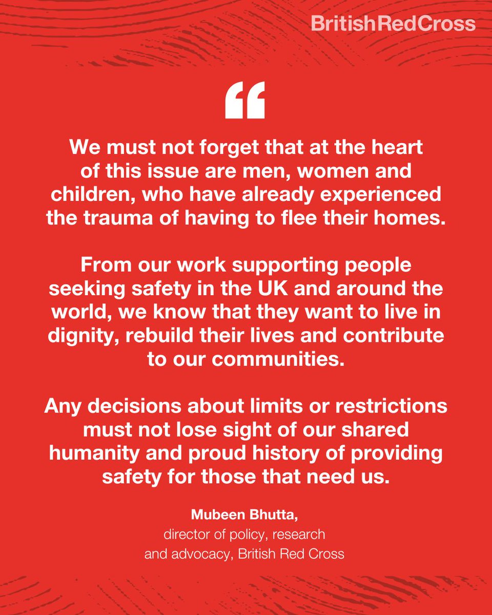 We need an efficient, supportive and more compassionate asylum system, and we need expanded safe routes. We’re working out how the government’s proposals will affect the people we support, but we know they may be feeling scared today. 

Our teams will be here for them. ❤️